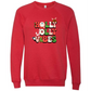 Holly Jolly Vibes - Sponge Fleece Raglan Sweatshirt - Assorted Colors