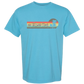 On Island Time - Comfort Colors - Heavyweight Unisex Tee - Blues