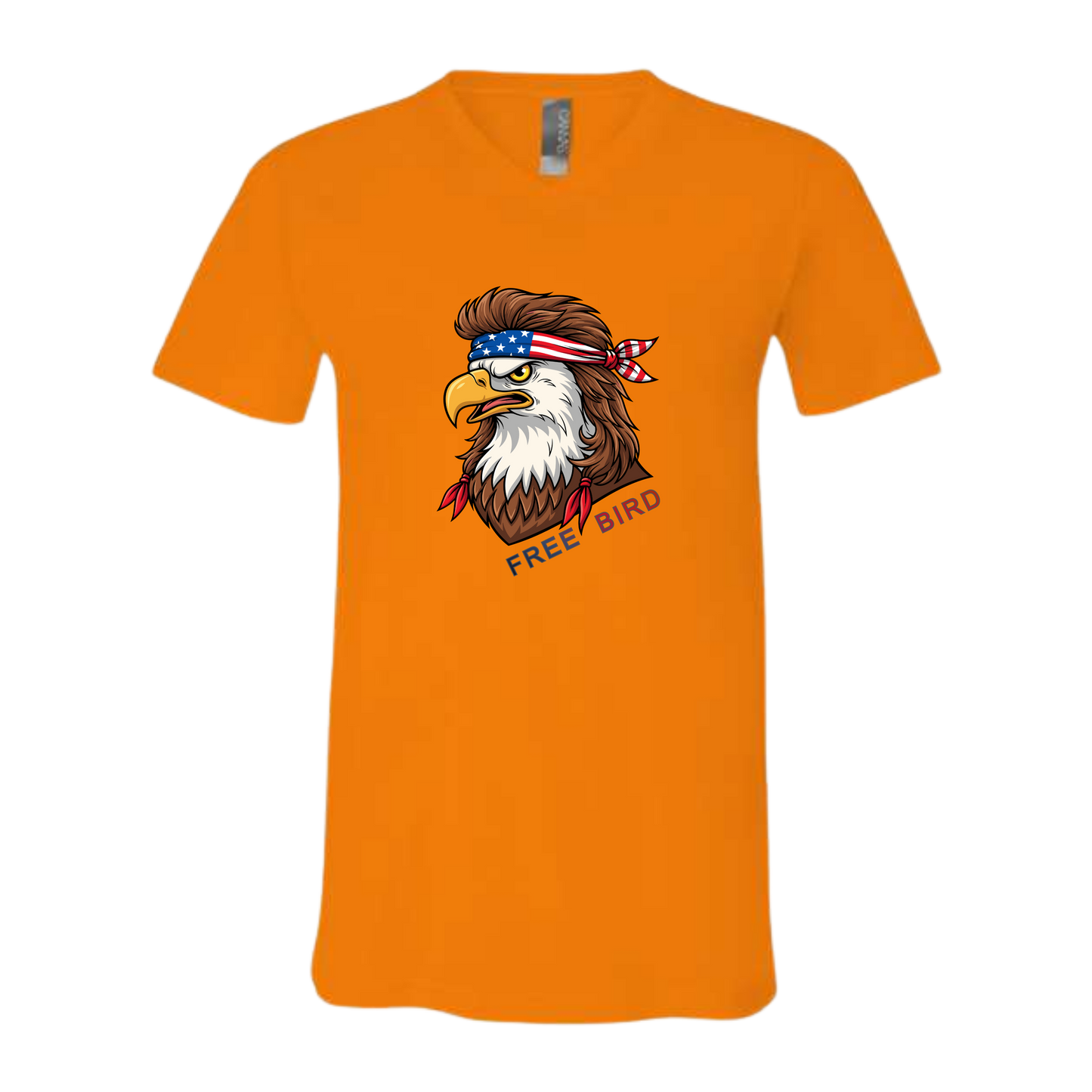 Rockin Free Bird - Bella+Canvas - Unisex V-Neck - Assorted Colors