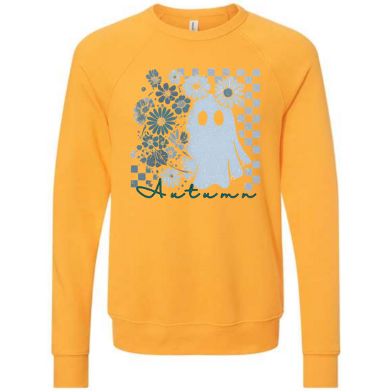 Autumn Ghost - Sponge Fleece Raglan Sweatshirt - Assorted Colors