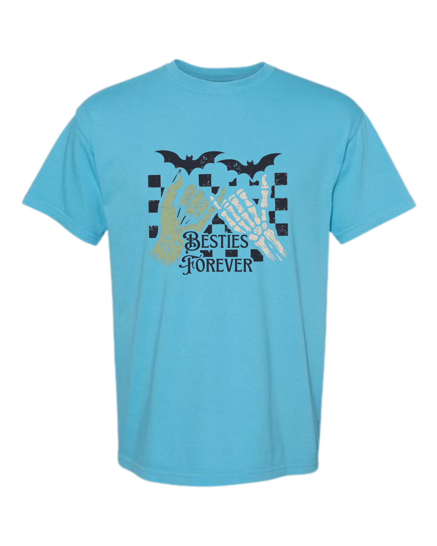 Besties Forever - Comfort Colors - Heavyweight Unisex Tee - Blues