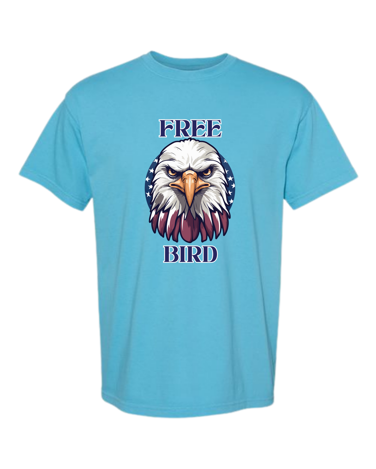 Free Bird - Comfort Colors - Heavyweight Unisex Tee - Blues
