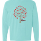 Bloom - Comfort Colors - Heavyweight Long Sleeve Tee - Blues & Greens