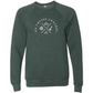 On Cruise Control - Sponge Fleece Raglan Sweatshirt - Blues, Greens, Purple, and Black