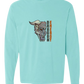 Dragon Energy - Comfort Colors - Heavyweight Long Sleeve Tee - Blues & Greens