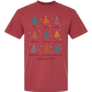 Galatians 5 - Comfort Colors - Heavyweight Unisex Tee - Reds