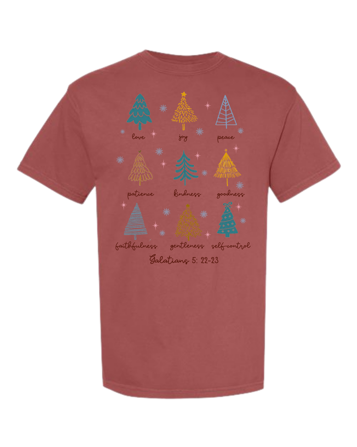 Galatians 5 - Comfort Colors - Heavyweight Unisex Tee - Reds