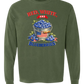 Red, White, And Blueberries - Comfort Colors - Heavyweight Long Sleeve Tee - Blues & Greens