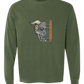 Dragon Energy - Comfort Colors - Heavyweight Long Sleeve Tee - Blues & Greens