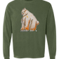 Muscle Bear - Comfort Colors - Heavyweight Long Sleeve Tee - Blues & Greens