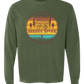 Wander Often - Comfort Colors - Heavyweight Long Sleeve Tee - Blues & Greens