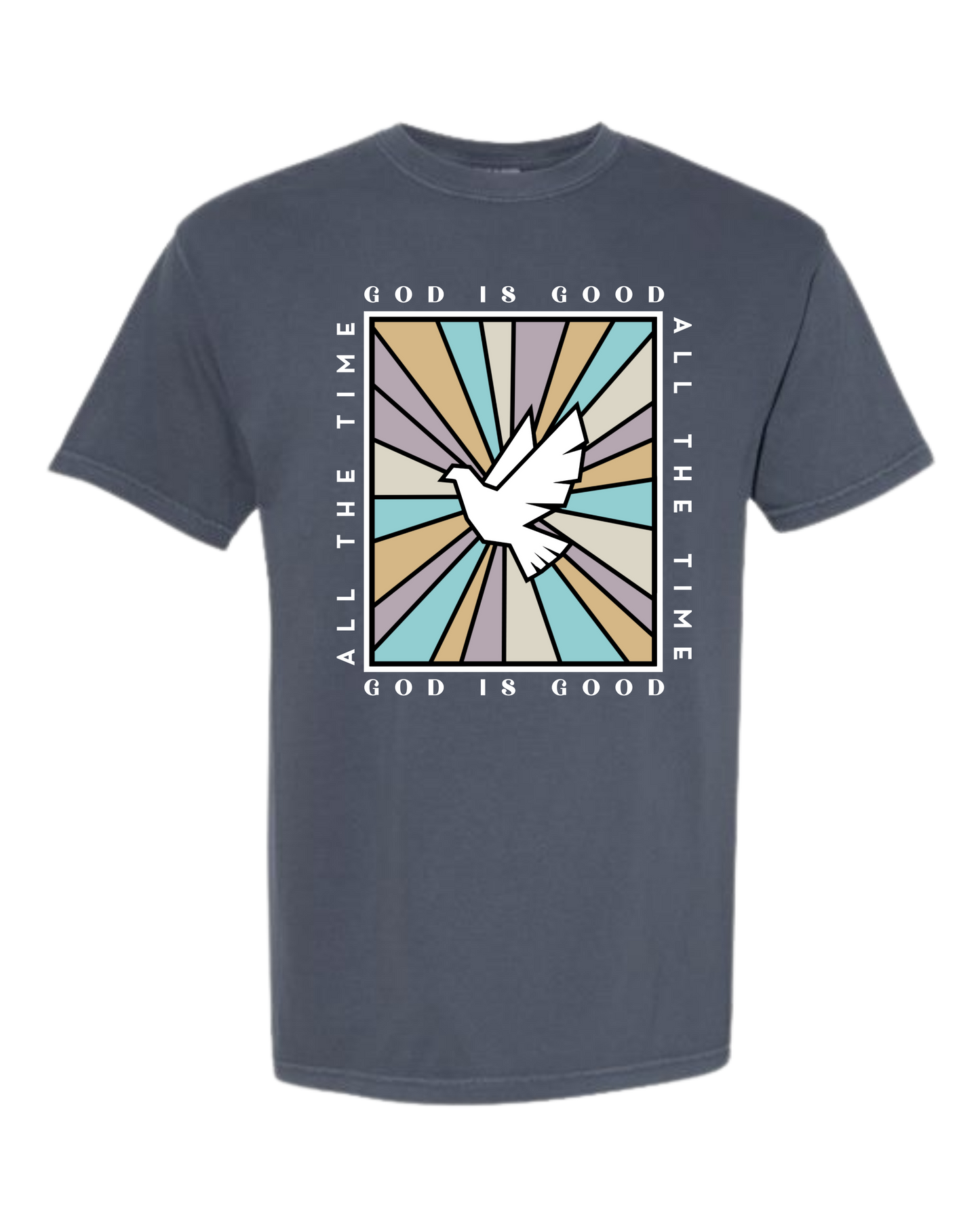 God Is Good - Comfort Colors - Heavyweight Unisex Tee - Blues