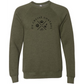 On Cruise Control - Sponge Fleece Raglan Sweatshirt - Blues, Greens, Purple, and Black