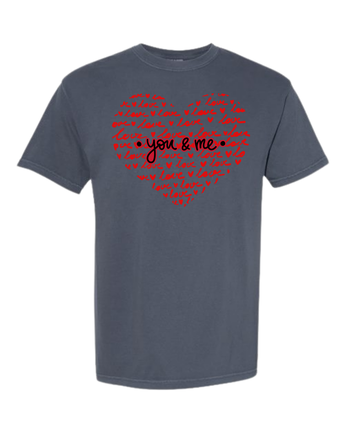 You & Me - Comfort Colors - Heavyweight Unisex Tee - Blues