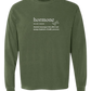 Hormone - Comfort Colors - Heavyweight Long Sleeve Tee - Blues & Greens