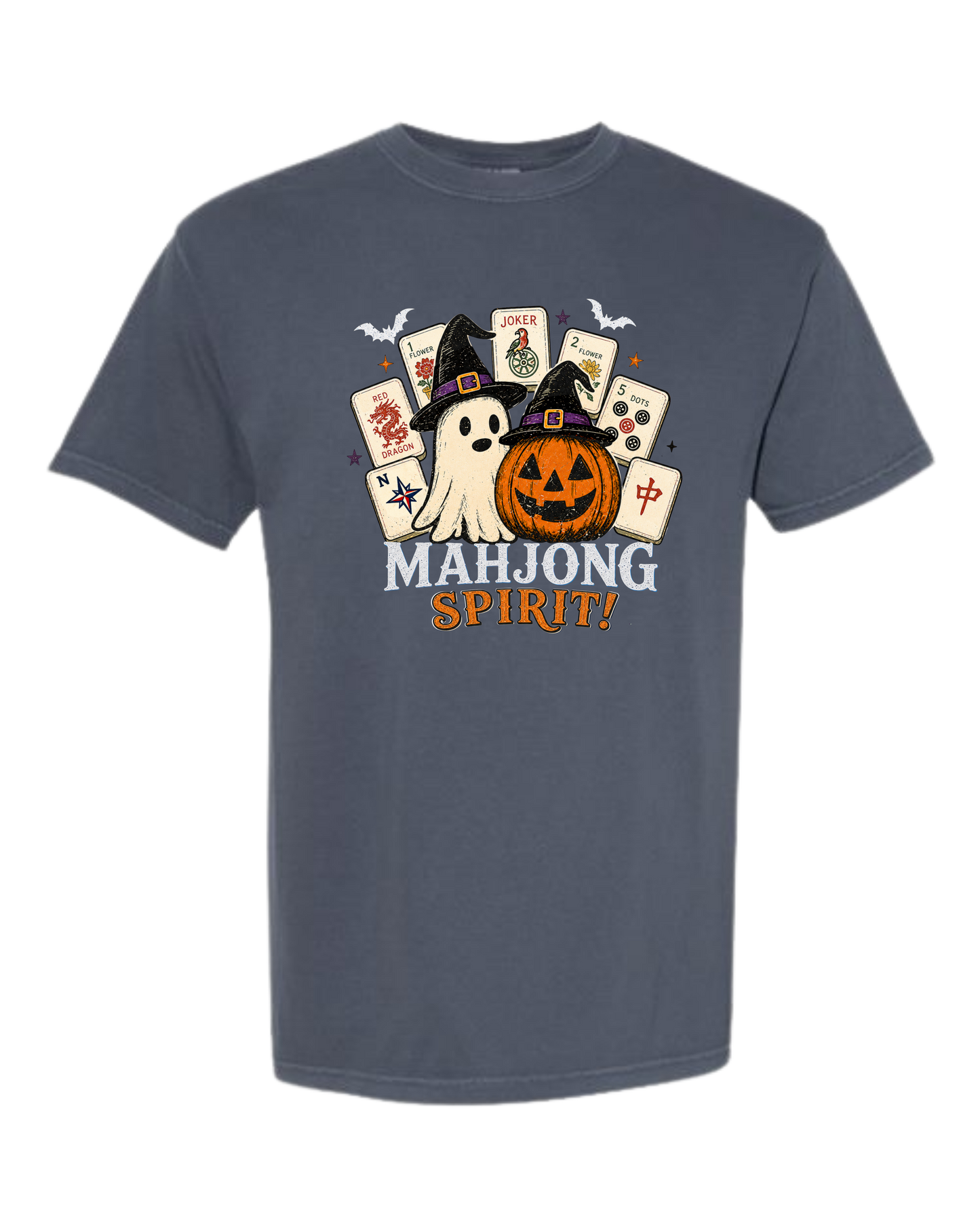 Mahjong Spirit - Comfort Colors - Heavyweight Unisex Tee - Blues