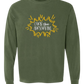 Own the Awkward - Comfort Colors - Heavyweight Long Sleeve Tee - Blues & Greens