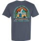 What Happens At The Campground - Comfort Colors - Heavyweight Unisex Tee - Blues
