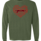 You & Me - Comfort Colors - Heavyweight Long Sleeve Tee - Blues & Greens