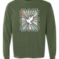 God Is Good - Comfort Colors - Heavyweight Long Sleeve Tee - Blues & Greens