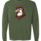 Rockin Free Bird - Comfort Colors - Heavyweight Long Sleeve Tee - Blues & Greens