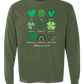Galatians 5 - St Patrick's Day - Comfort Colors - Heavyweight Long Sleeve Tee - Blues & Greens