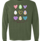 Galatians 5 - Easter - Comfort Colors - Heavyweight Long Sleeve Tee - Blues & Greens
