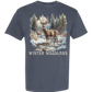 Winter Woodland - Comfort Colors - Heavyweight Unisex Tee - Blues
