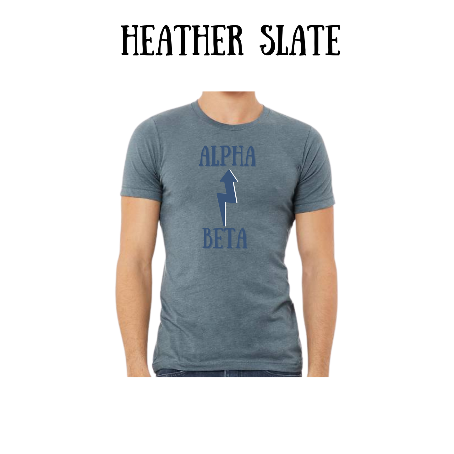 Beta to Alpha - Unisex Tee - Blues