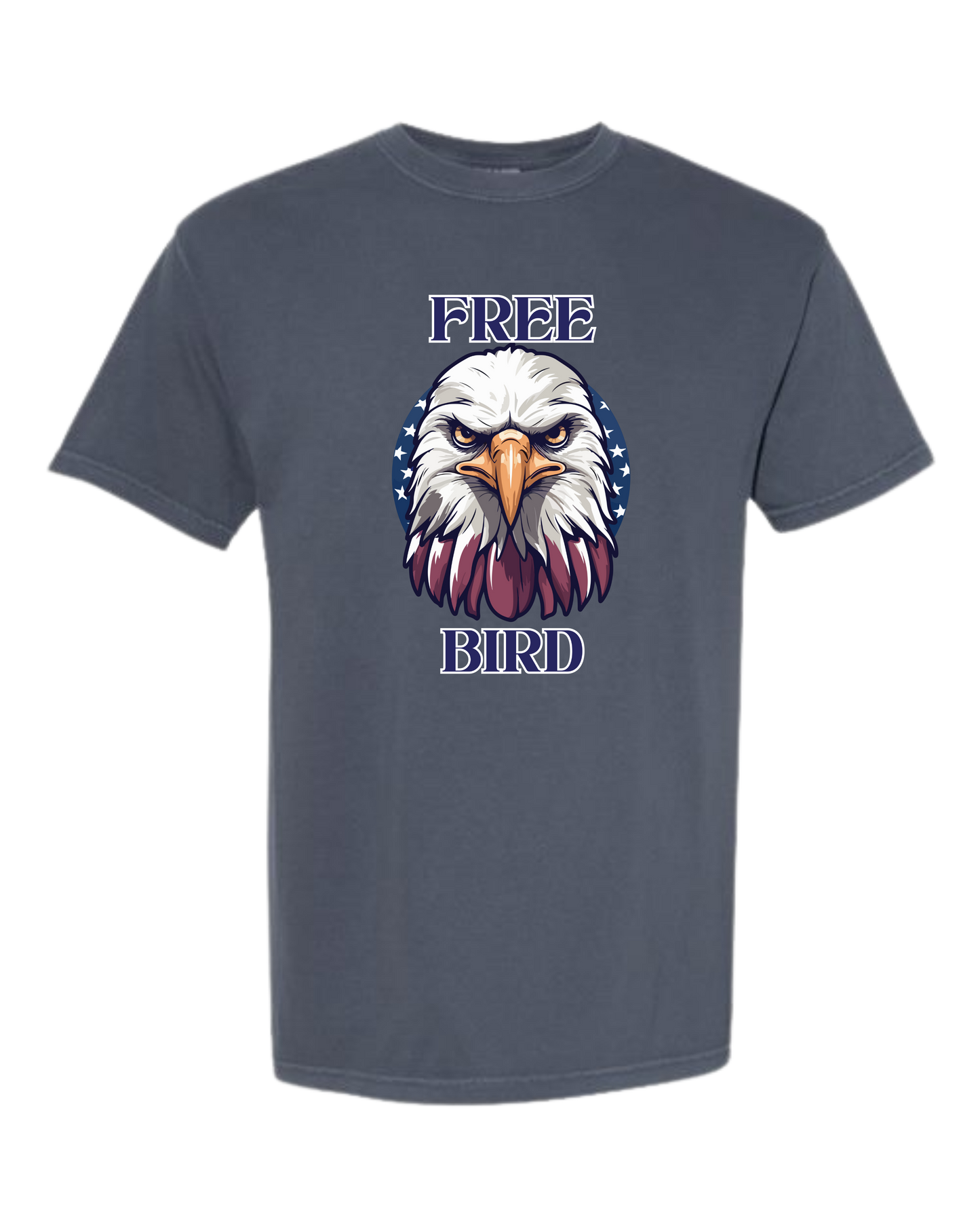 Free Bird - Comfort Colors - Heavyweight Unisex Tee - Blues