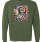 America's 250th Birthday - Comfort Colors - Heavyweight Long Sleeve Tee - Blues & Greens