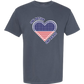 One Nation One Heart - Comfort Colors - Heavyweight Unisex Tee - Blues