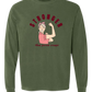 Stronger Than Period Cramps - Comfort Colors - Heavyweight Long Sleeve Tee - Blues & Greens