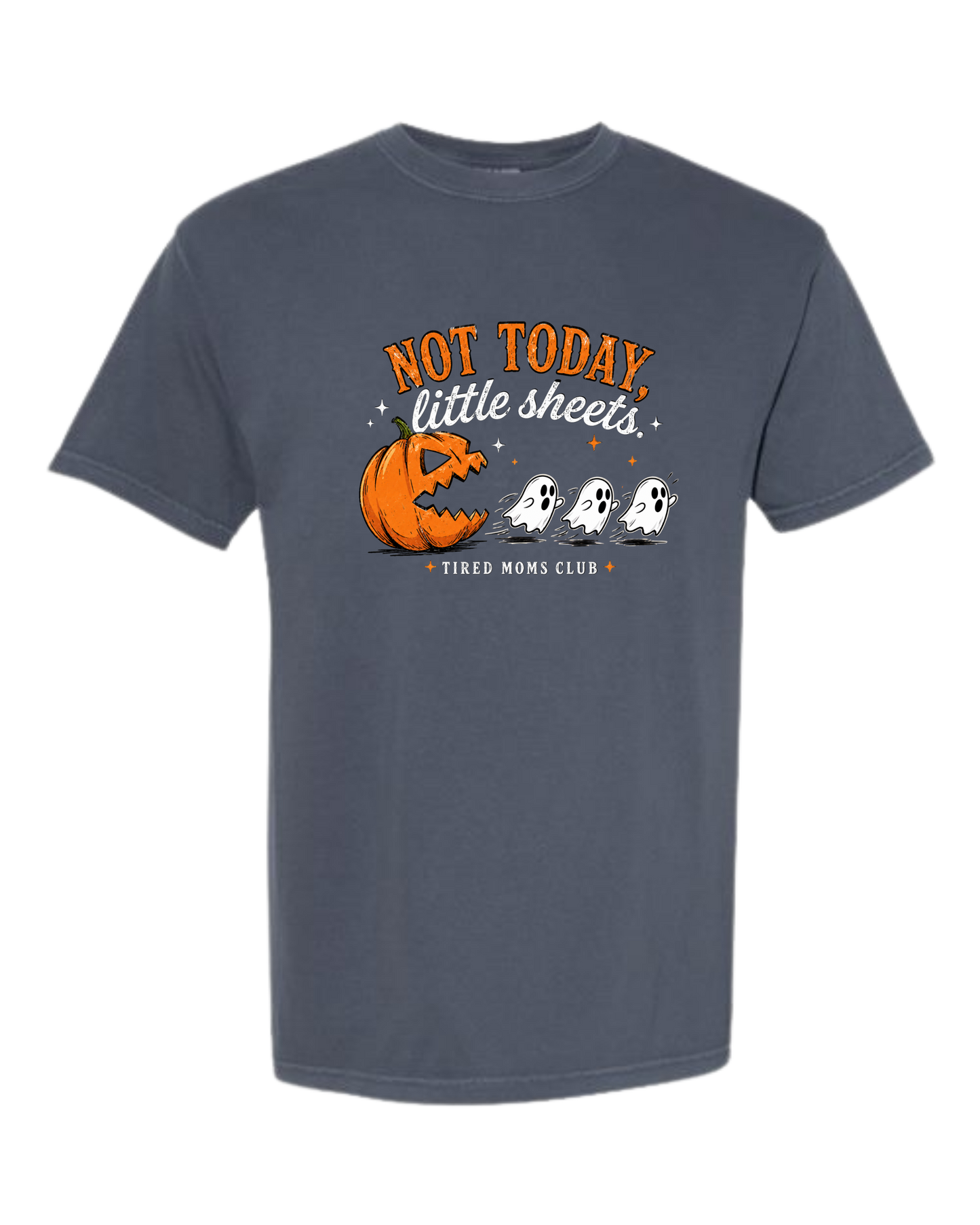 Not Today, Little Sheets - Comfort Colors - Heavyweight Unisex Tee - Blues