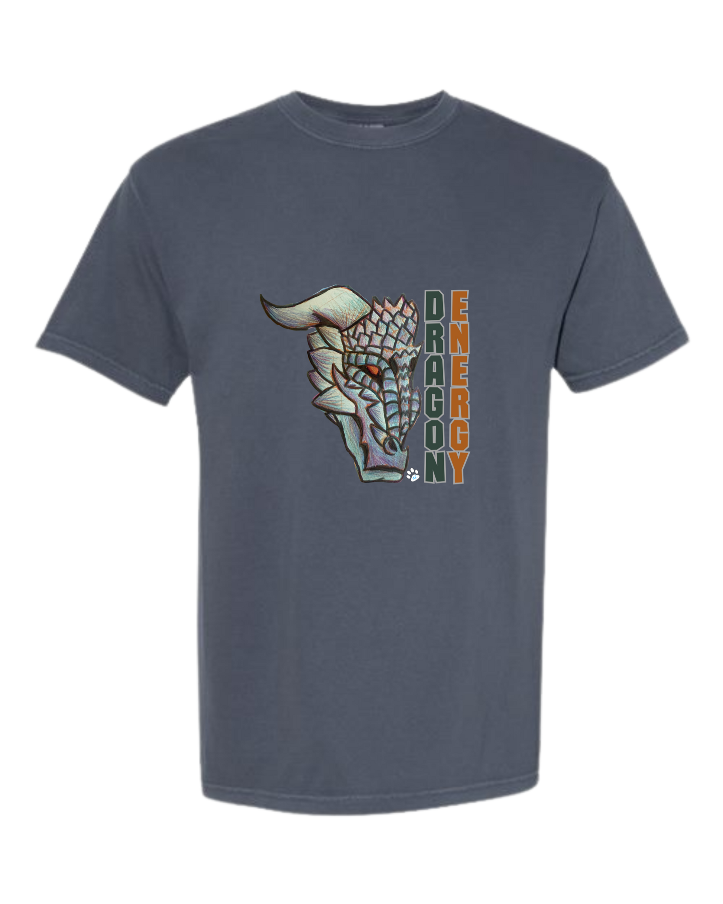 Dragon Energy - Comfort Colors - Heavyweight Unisex Tee - Blues