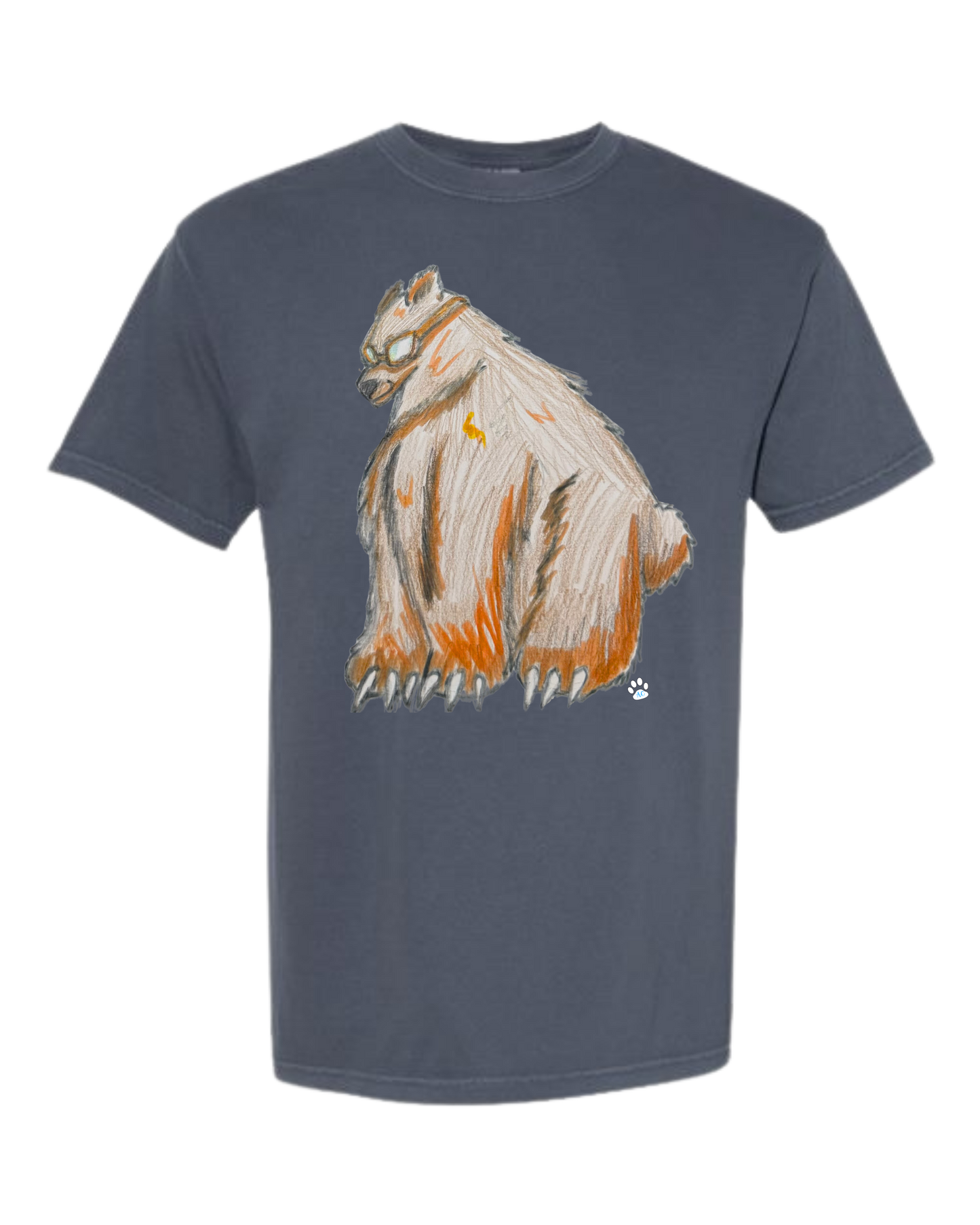 Muscle Bear - Comfort Colors - Heavyweight Unisex Tee - Blues