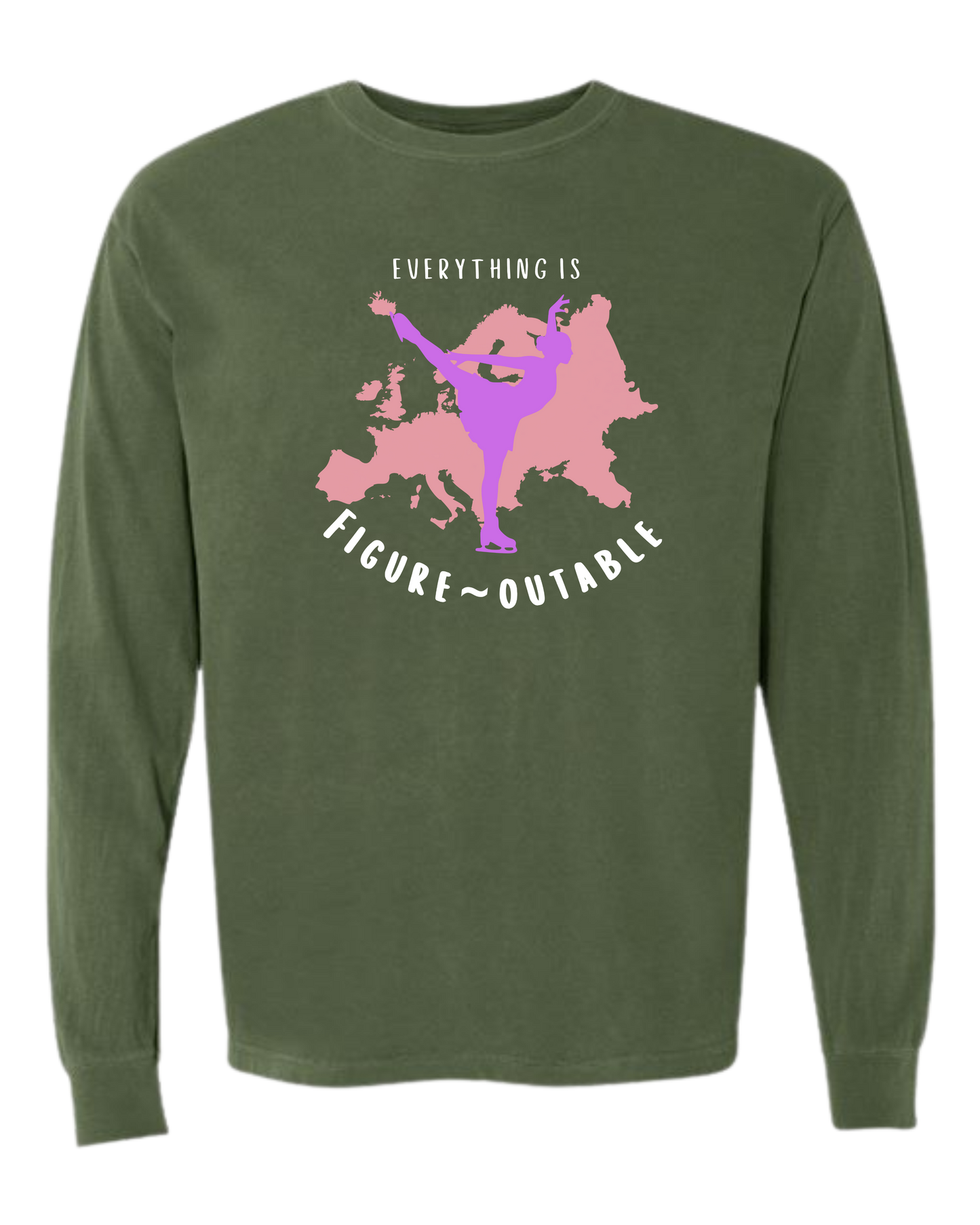 Bristol - Comfort Colors - Heavyweight Long Sleeve Tee - Blues & Greens