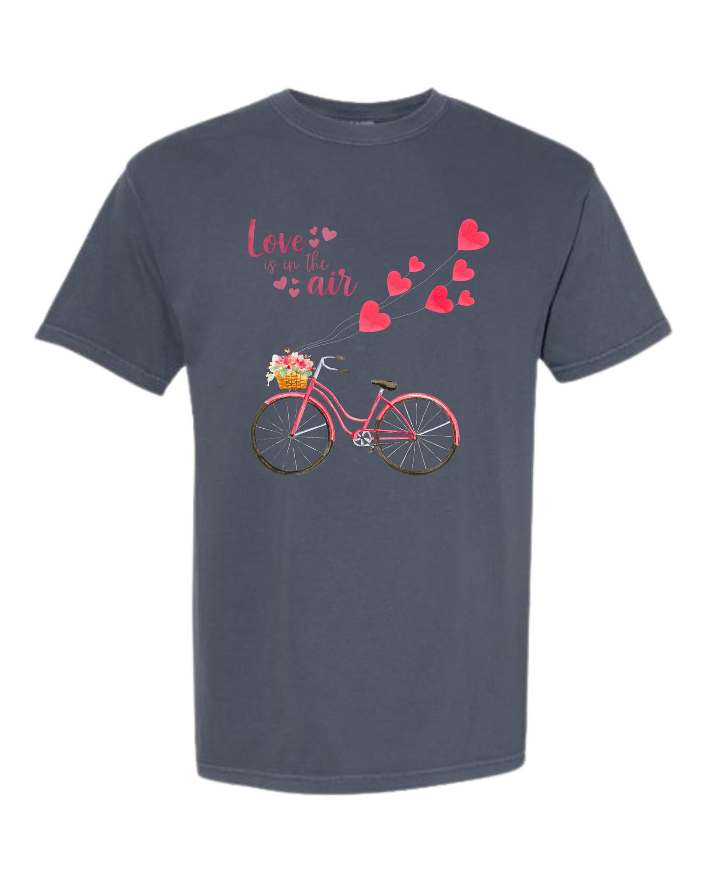 Love Is in The Air - Comfort Colors - Heavyweight Unisex Tee - Blues