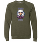 Free Bird - Sponge Fleece Raglan Sweatshirt - Blues, Greens, Purple, and Black