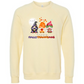 Happy Hallothanksmas Gnomes - Sponge Fleece Raglan Sweatshirt - Assorted Colors