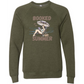 Booked for the Summer - Sponge Fleece Raglan Sweatshirt - Blues, Greens, Purple, and Black