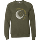 Embrace Each Period of Life - Sponge Fleece Raglan Sweatshirt - Blues, Greens, Purple, and Black