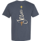 Jesus Tree - Comfort Colors - Heavyweight Unisex Tee - Blues