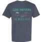 Life Happens The Beach Helps - Comfort Colors - Heavyweight Unisex Tee - Blues