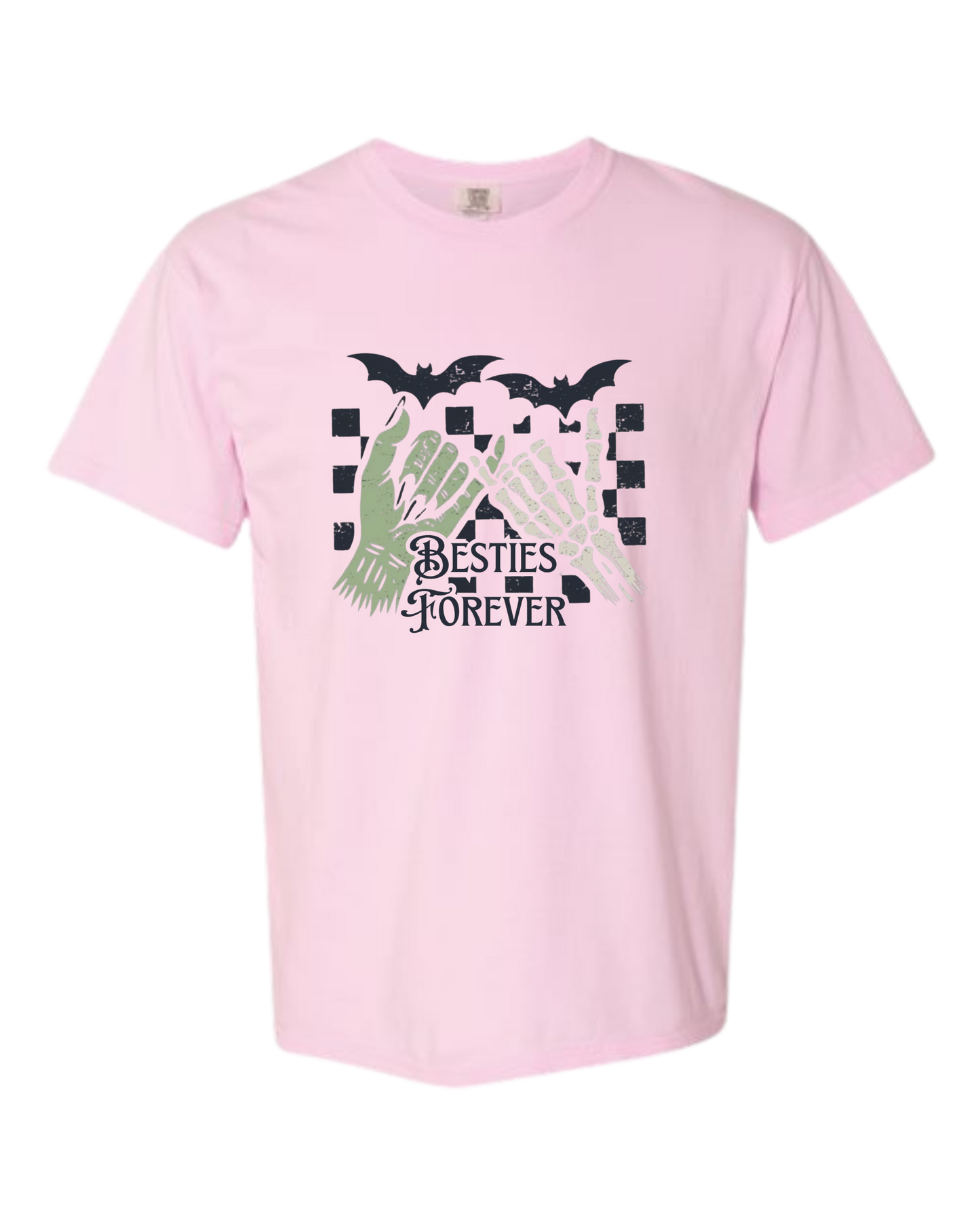 Besties Forever - Comfort Colors - Heavyweight Unisex Tee - Pinks & Purples