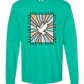 God Is Good - Comfort Colors - Heavyweight Long Sleeve Tee - Blues & Greens