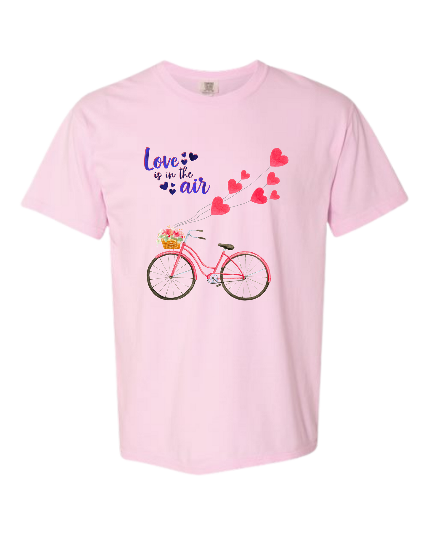 Love is in The Air - Comfort Colors - Heavyweight Unisex Tee - Pinks & Purples