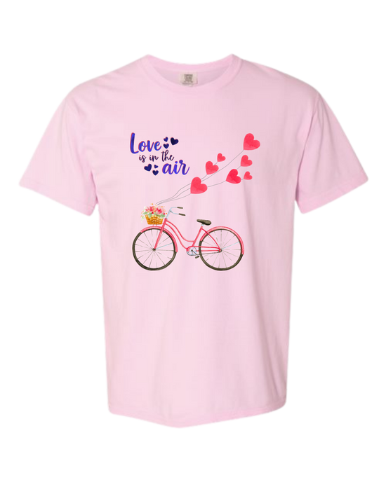 Love is in The Air - Comfort Colors - Heavyweight Unisex Tee - Pinks & Purples