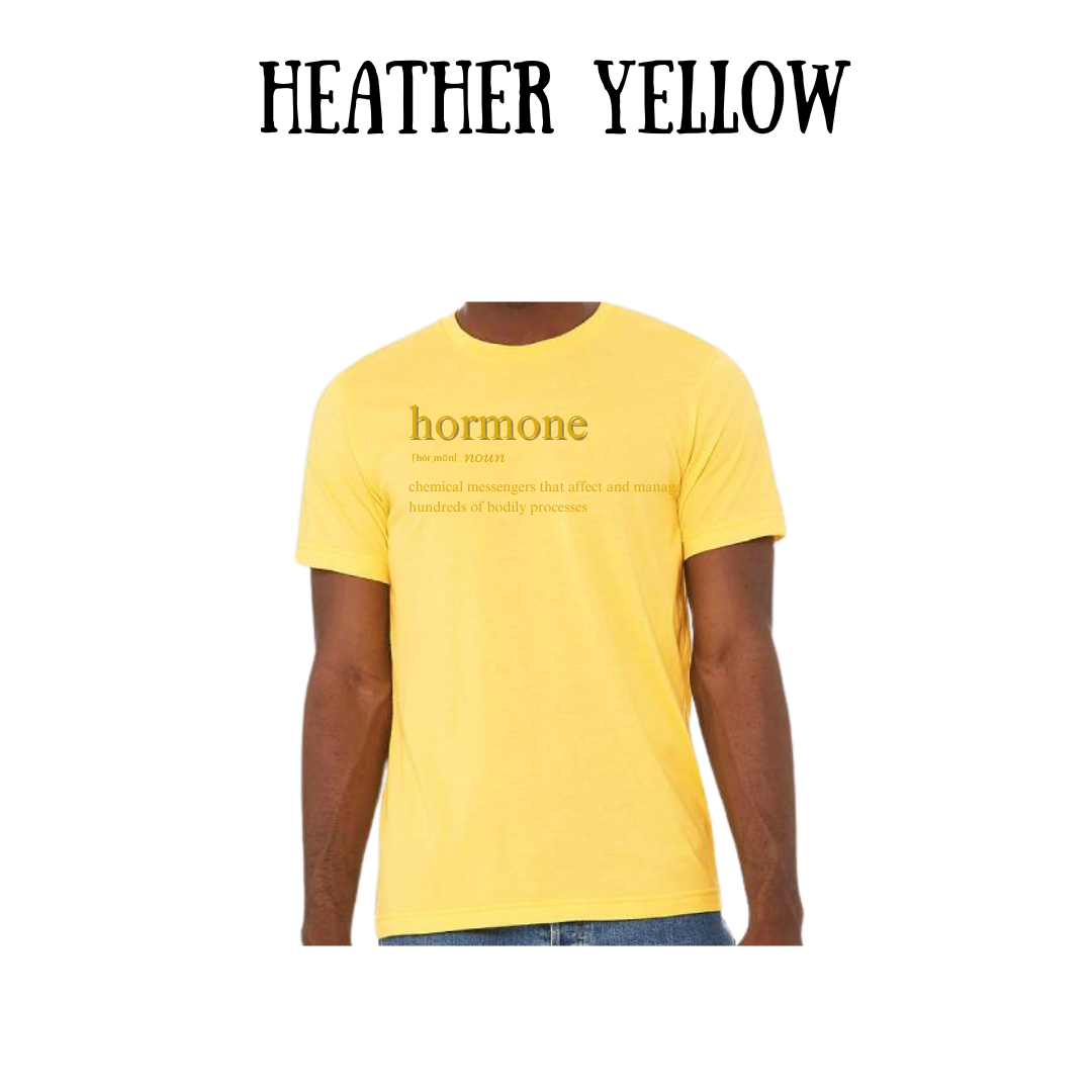 Hormone - Unisex Tee - Yellows, Oranges, Reds