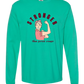 Stronger Than Period Cramps - Comfort Colors - Heavyweight Long Sleeve Tee - Blues & Greens